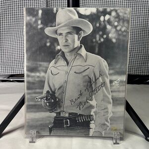 Vintage Cowboy (Bob Steele) Autographed Photo.